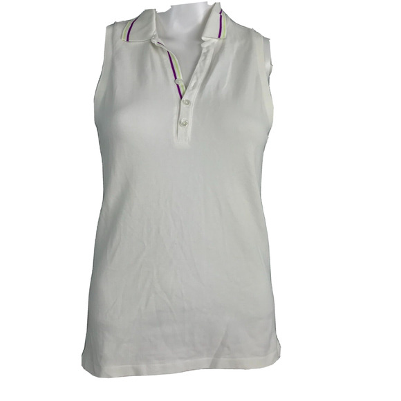 Polo Ralph Lauren Tops - Polo Golf Ralph Lauren Shirt Womens S White Tailored Fit Sleeveless Golf Tennis
